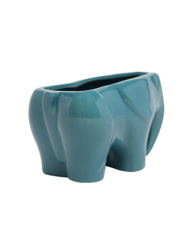 Elephant Ceramic Indoor Plant Pot For Succulents - Chive US Wholesale