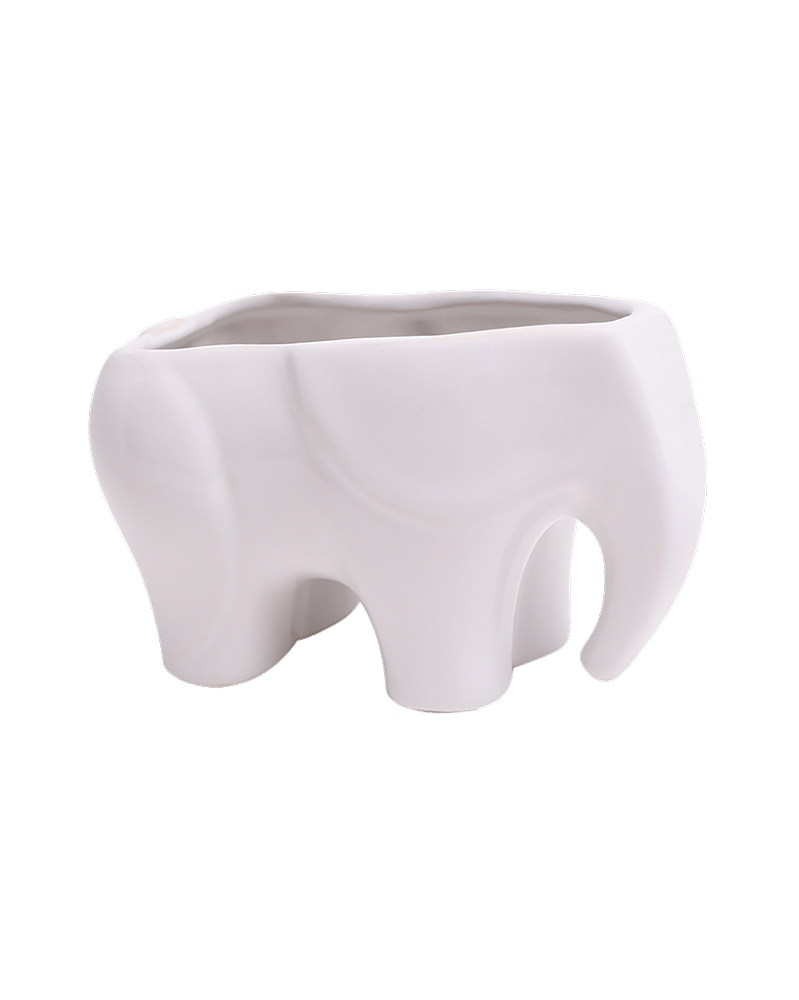 Elephant Ceramic Indoor Plant Pot For Succulents - Chive US Wholesale
