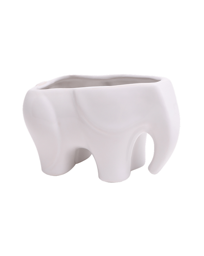Elephant Ceramic Indoor Plant Pot For Succulents - Chive US Wholesale