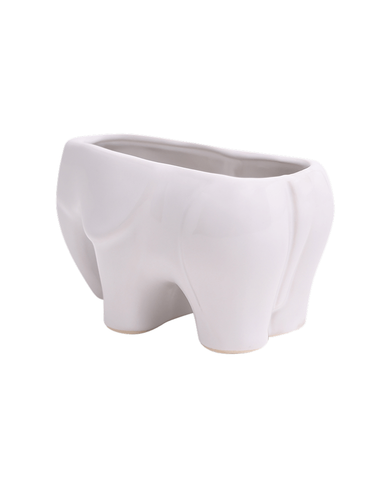 Elephant Ceramic Indoor Plant Pot For Succulents - Chive US Wholesale