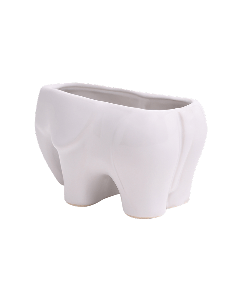 Elephant Ceramic Indoor Plant Pot For Succulents - Chive US Wholesale