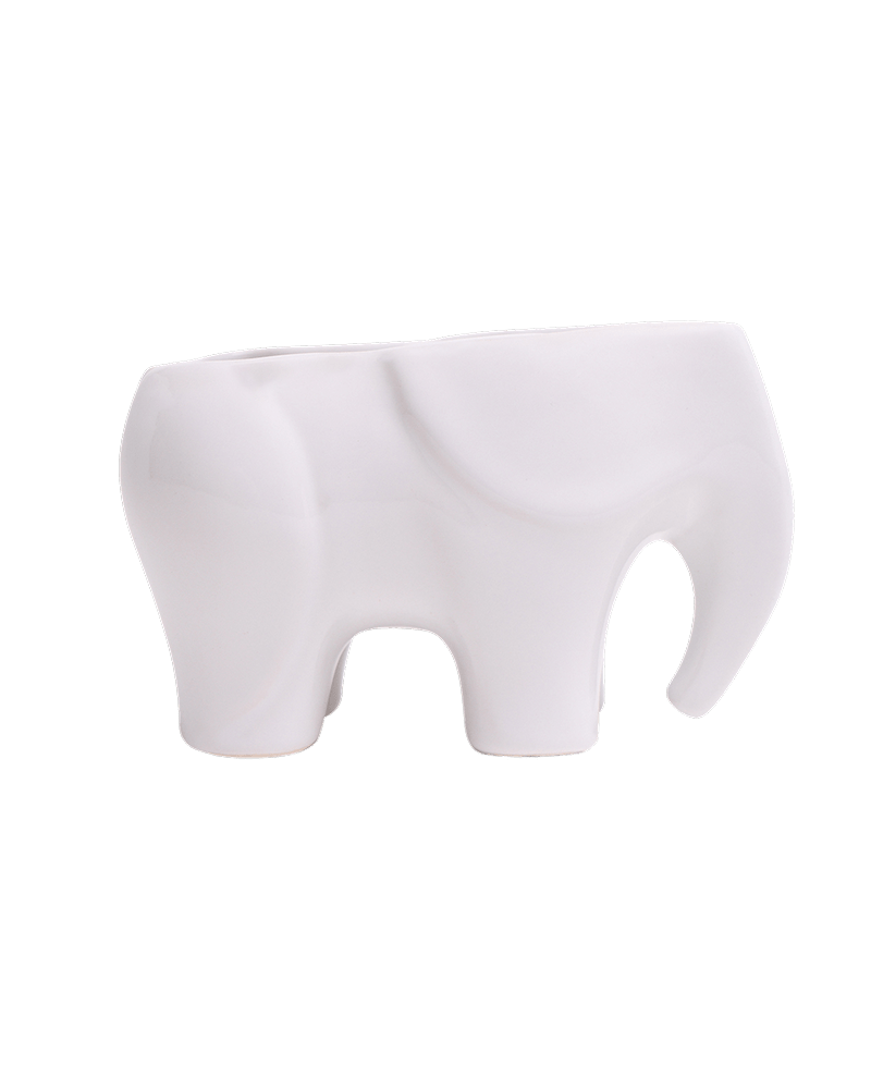 Elephant Ceramic Indoor Plant Pot For Succulents - Chive US Wholesale