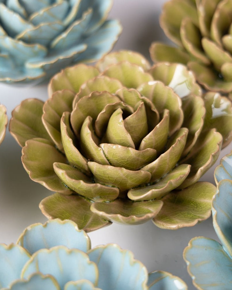 Ceramic Flower France Curated Collection #5 - Chive US Wholesale