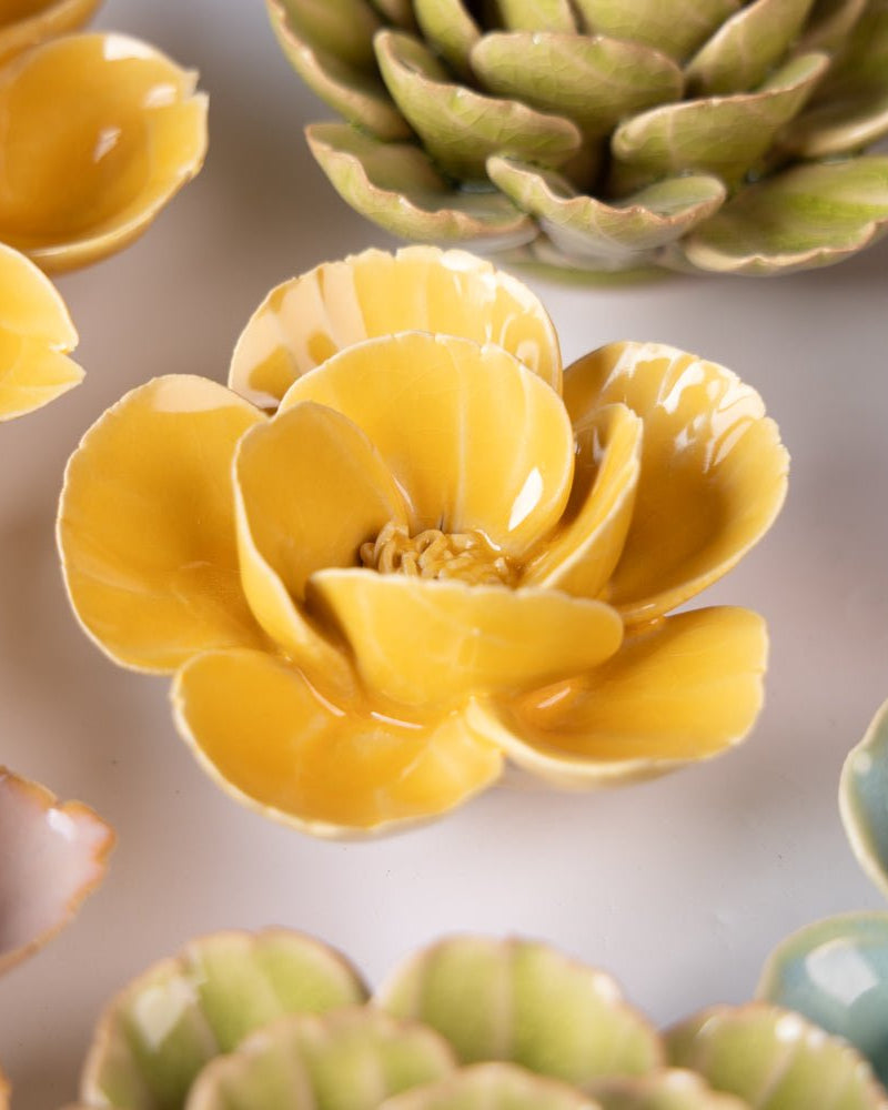Ceramic Flower France Curated Collection #7 - Chive US Wholesale