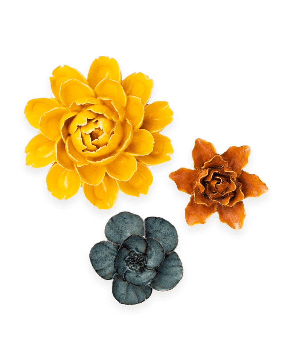 Ceramic Flower France Curated Collection 9 - Chive US Wholesale