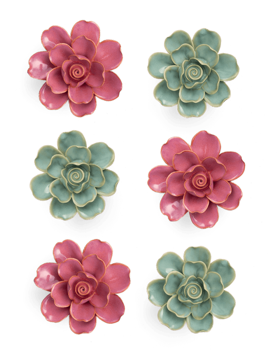 Ceramic Flower France Curated Collection 11 - Chive US Wholesale
