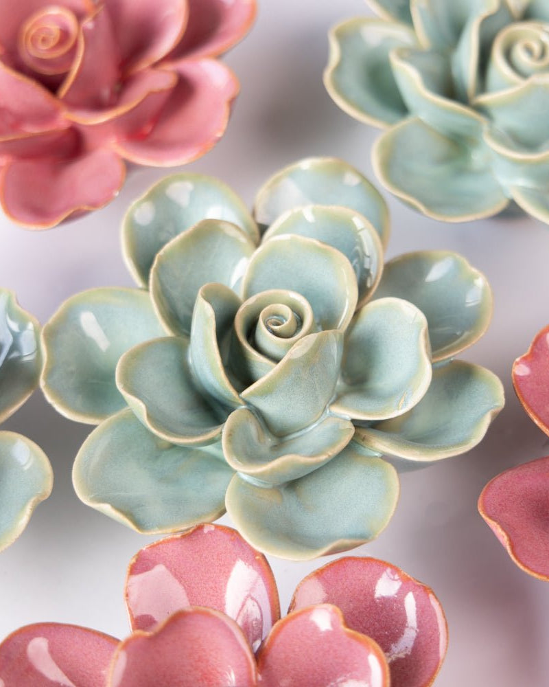 Ceramic Flower France Curated Collection #11 - Chive US Wholesale