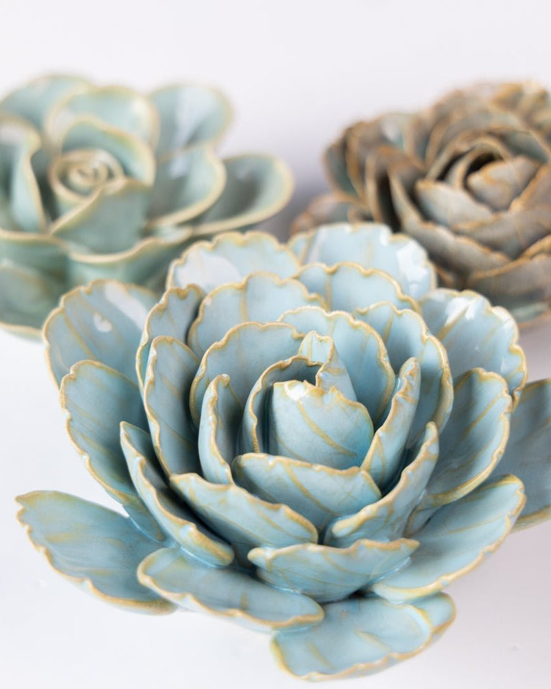 Ceramic Flower France Curated Collection #12 - Chive US Wholesale