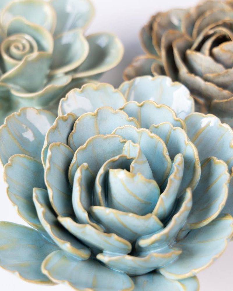 Ceramic Flower France Curated Collection #12 - Chive US Wholesale
