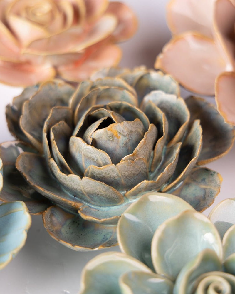Ceramic Flower France Curated Collection #13 - Chive US Wholesale