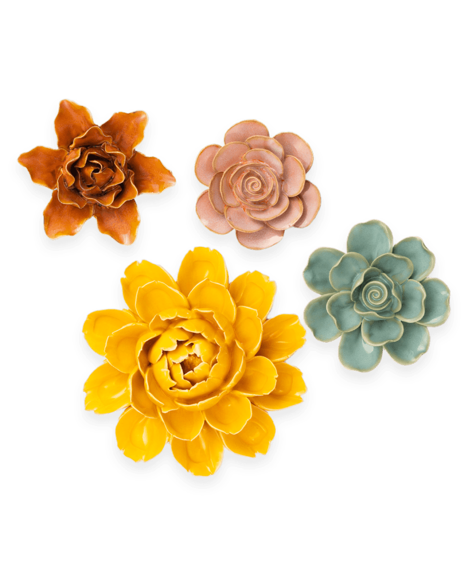 Ceramic Flower France Curated Collection 18 - Chive US Wholesale