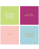 Heart Throb Collection - Blank Greeting Cards (72pcs) - Chive US Wholesale