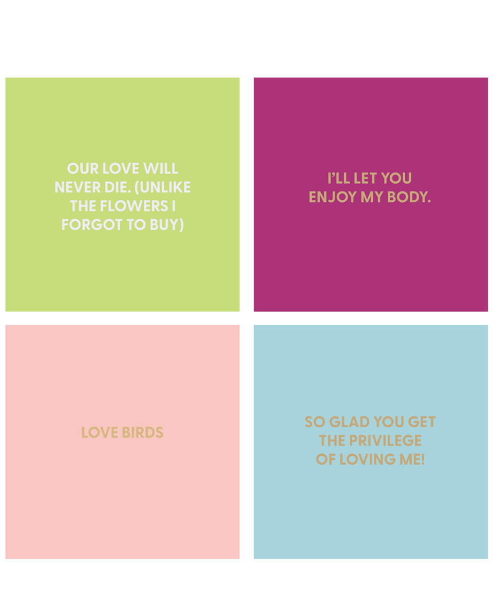 Heart Throb Collection - Blank Greeting Cards (72pcs) - Chive US Wholesale