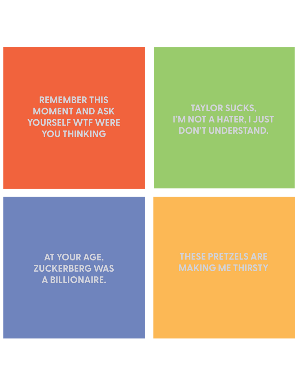 No Filter Collection - Blank Greeting Cards (72pcs) - Chive US Wholesale