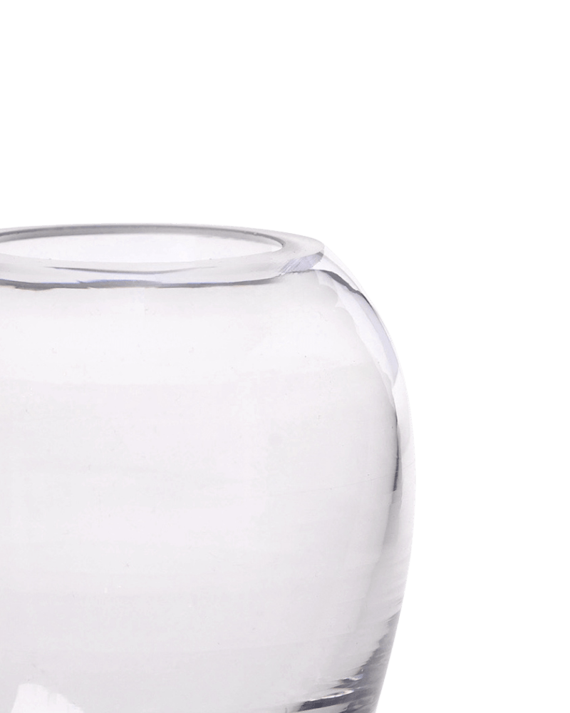 George Glass Clear Bud Vase For Flowers - Chive US Wholesale