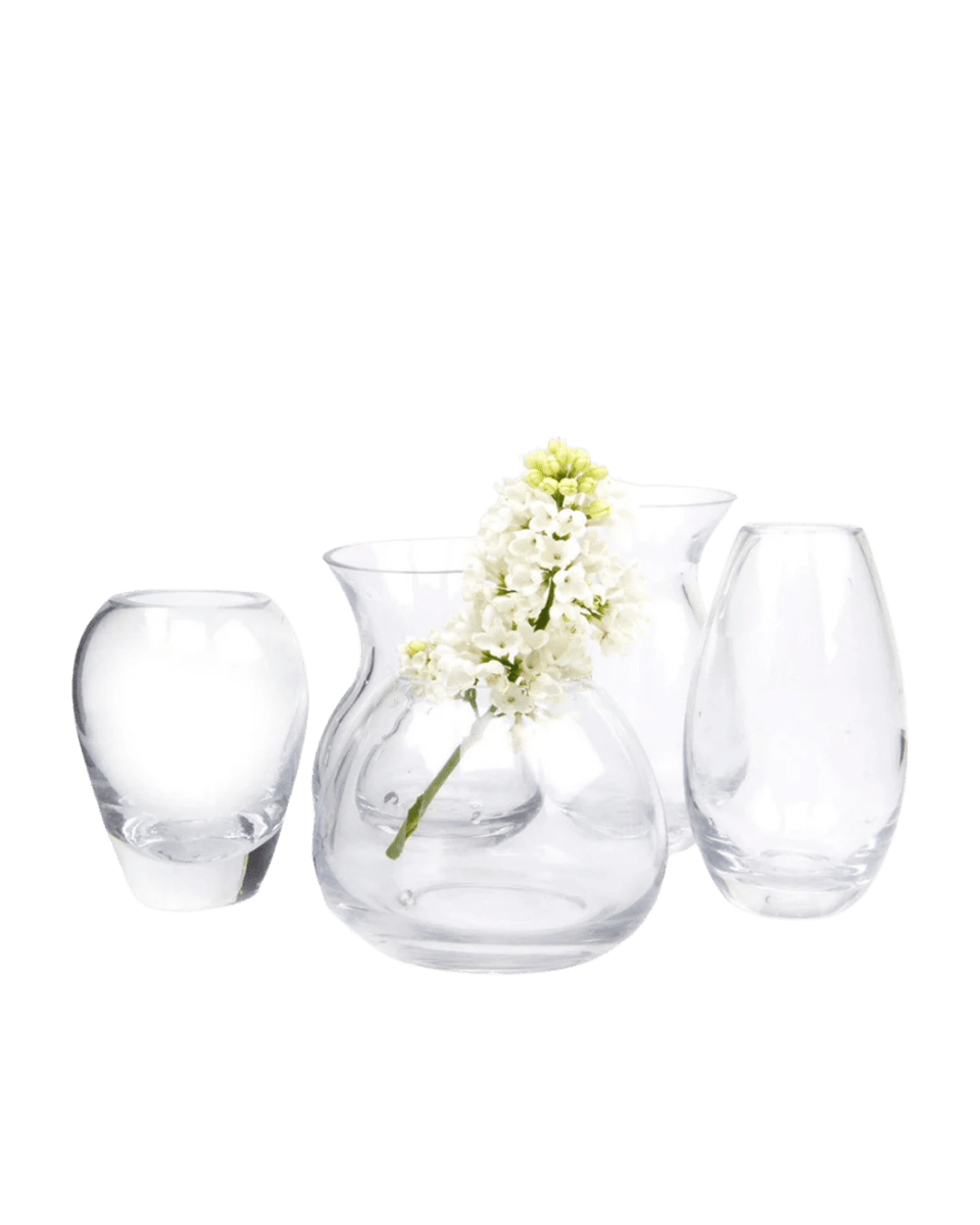 George Glass Clear Bud Vase For Flowers - Chive US Wholesale