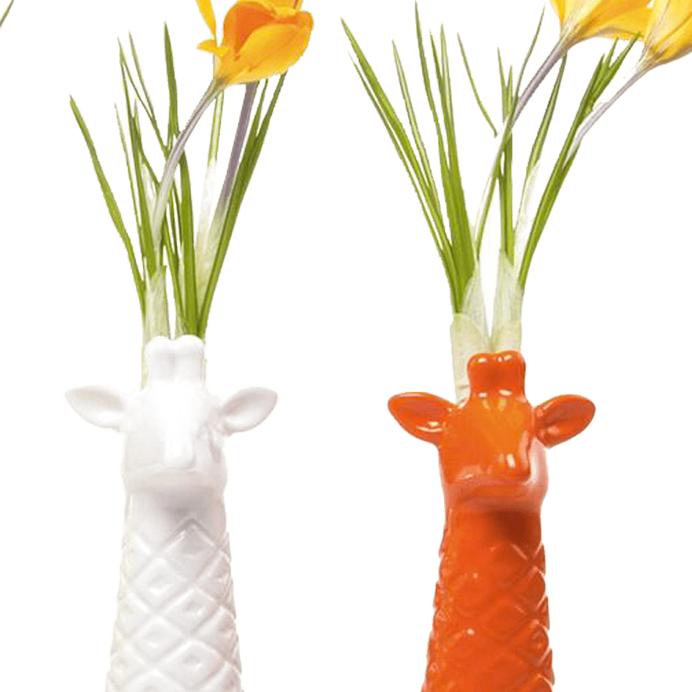 Giraffe Ceramic Flower Vase - Chive US Wholesale