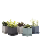 Hexi Porcelain Pot With Drainage Hole Kits - Chive US Wholesale