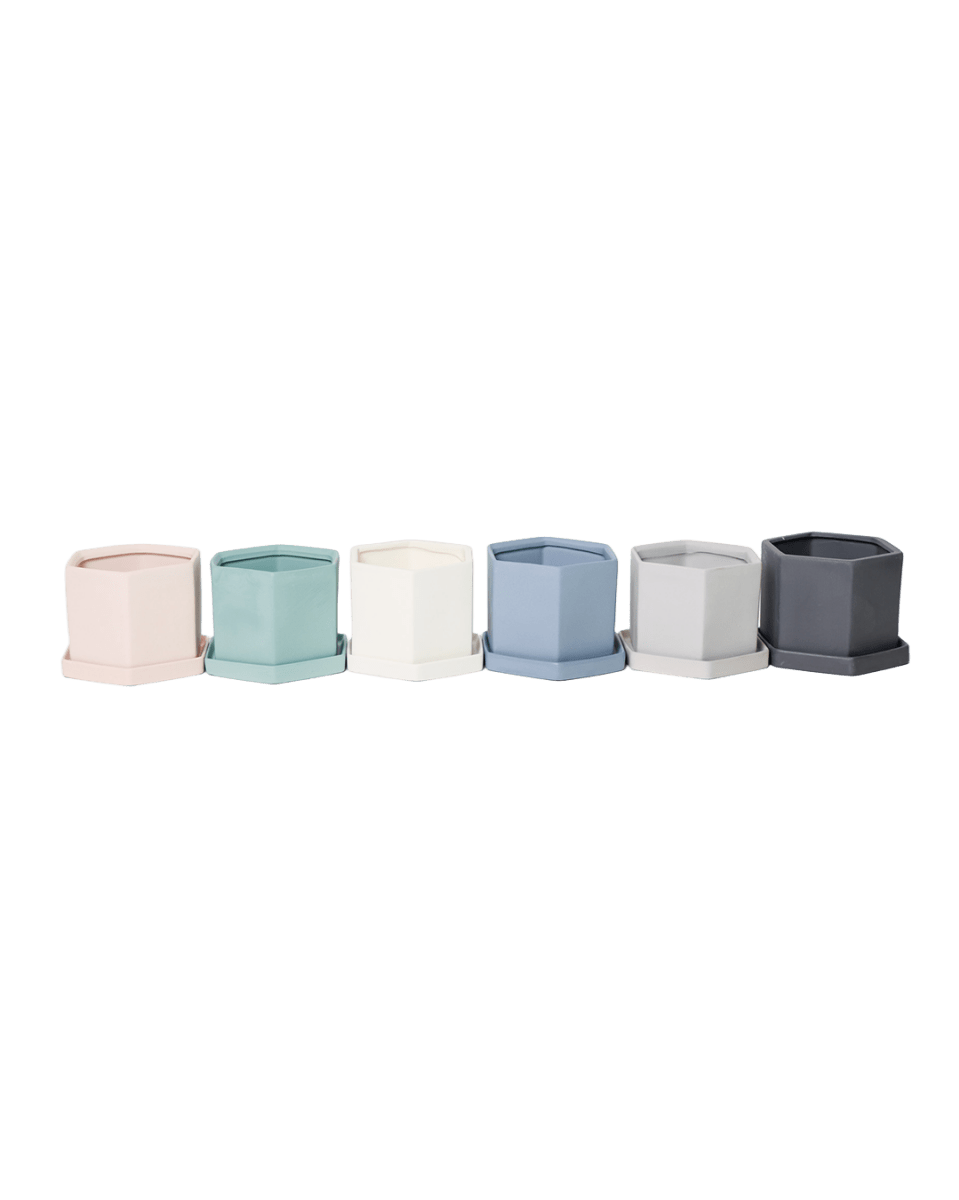 Hexi Porcelain Pot With Drainage Hole - Chive US Wholesale