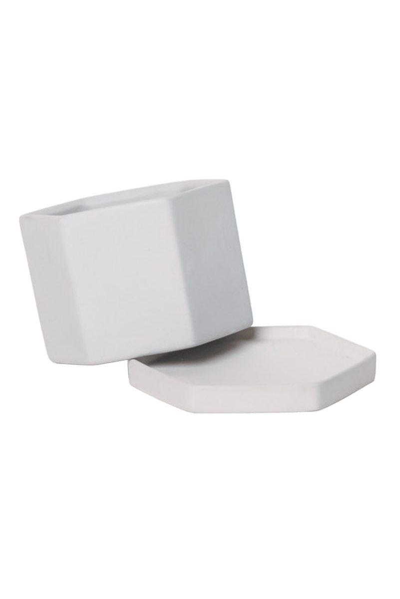 Hexi Porcelain Pot With Drainage Hole - Chive US Wholesale