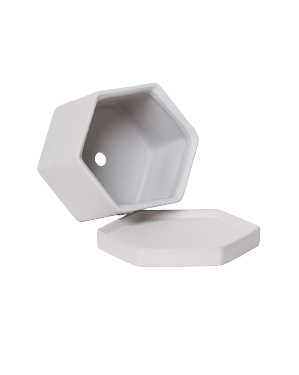Hexi Porcelain Pot With Drainage Hole - Chive US Wholesale