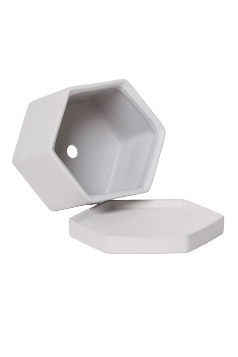 Hexi Porcelain Pot With Drainage Hole - Chive US Wholesale