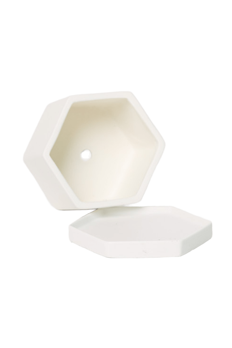 Hexi Porcelain Pot With Drainage Hole - Chive US Wholesale