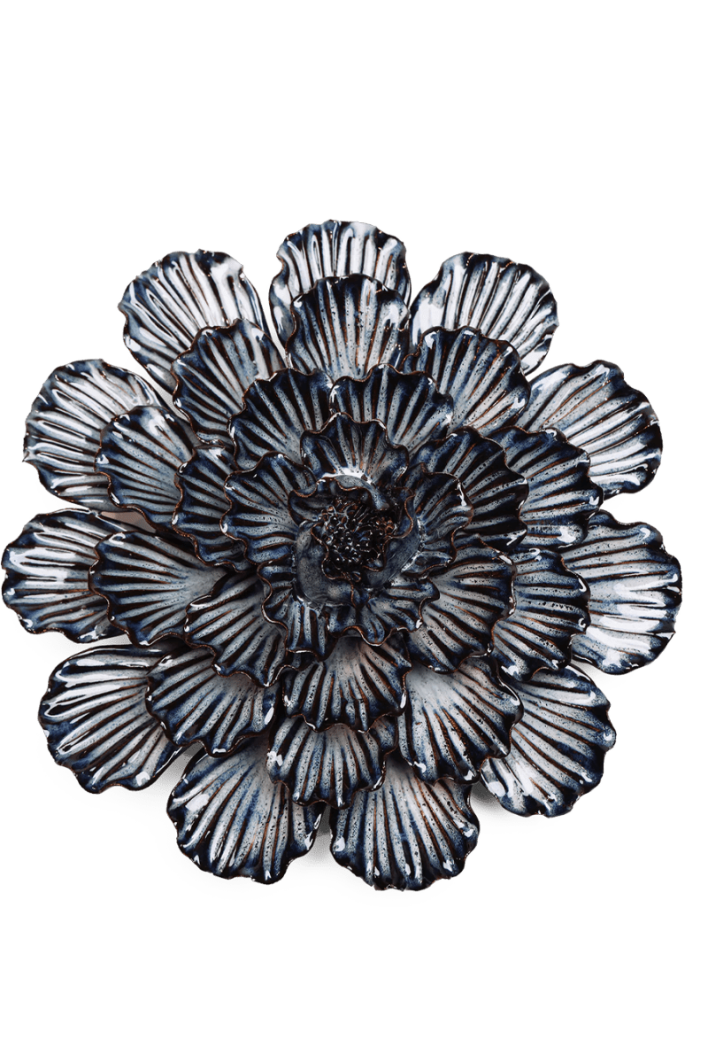 JA25 Navy Dinner Plate Dahlia - Chive US Wholesale
