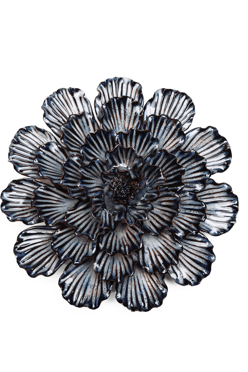 JA25 Navy Dinner Plate Dahlia - Chive US Wholesale