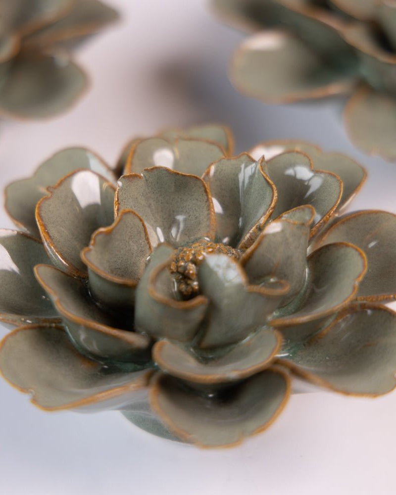 Ceramic Flower Japan Curated Collection #18 - Chive US Wholesale