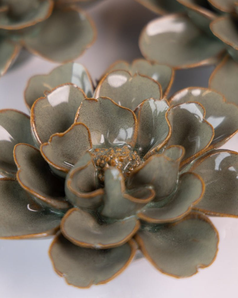 Ceramic Flower Japan Curated Collection #18 - Chive US Wholesale