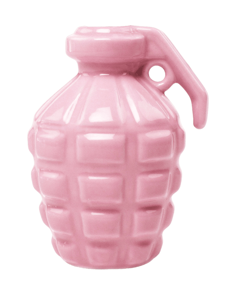 Kapow Ceramic Grenade Flower Vase Unique - Chive US Wholesale
