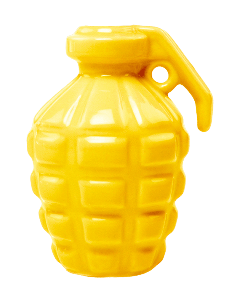 Kapow Ceramic Grenade Flower Vase Unique - Chive US Wholesale