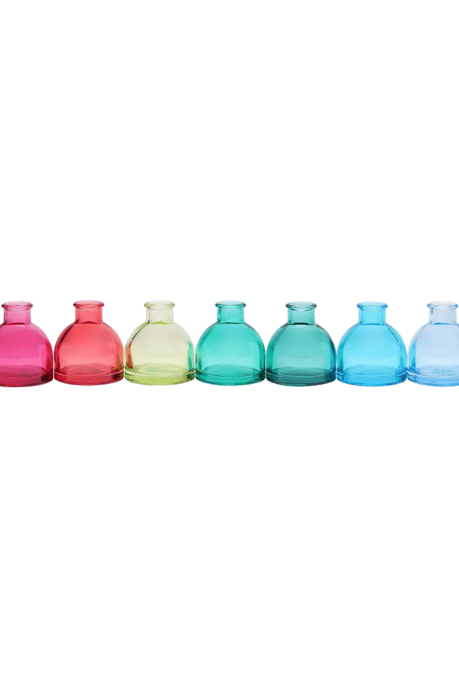 Loft Glass Bud Vase Jewel Tone 10pc Kits - Chive US Wholesale