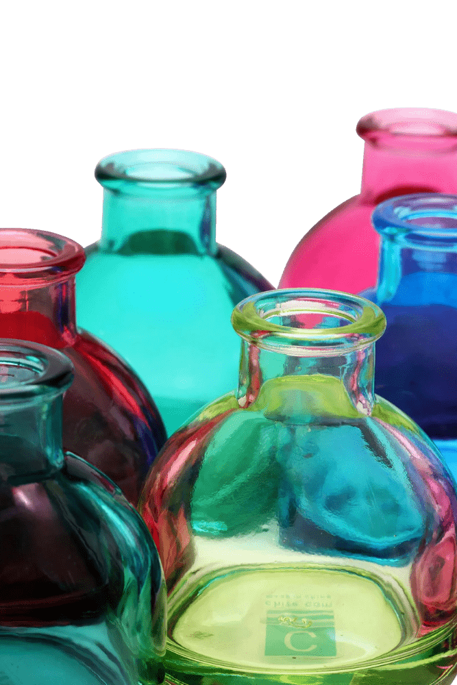 Loft Glass Bud Vase Jewel Tone 10pc Kits - Chive US Wholesale