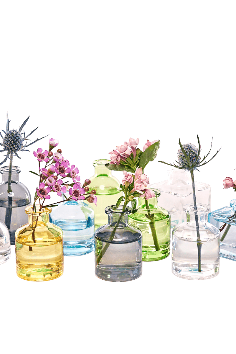 Loft Glass Vintage Bud Vases For Weddings - Chive US Wholesale