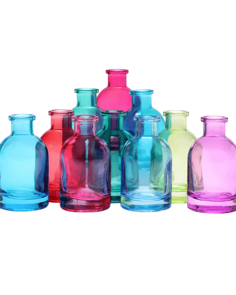 Loft Glass Bud Vase Jewel Tone 10pc Kits - Chive US Wholesale