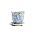 Liberte Porcelain Pot And Saucer Set With Drainage - Chive US Wholesale