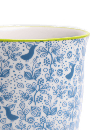Liberte Porcelain Pot And Saucer Set With Drainage - Chive US Wholesale
