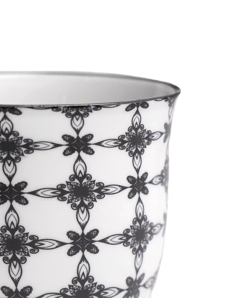 Liberte Porcelain Pot And Saucer Set With Drainage - Chive US Wholesale