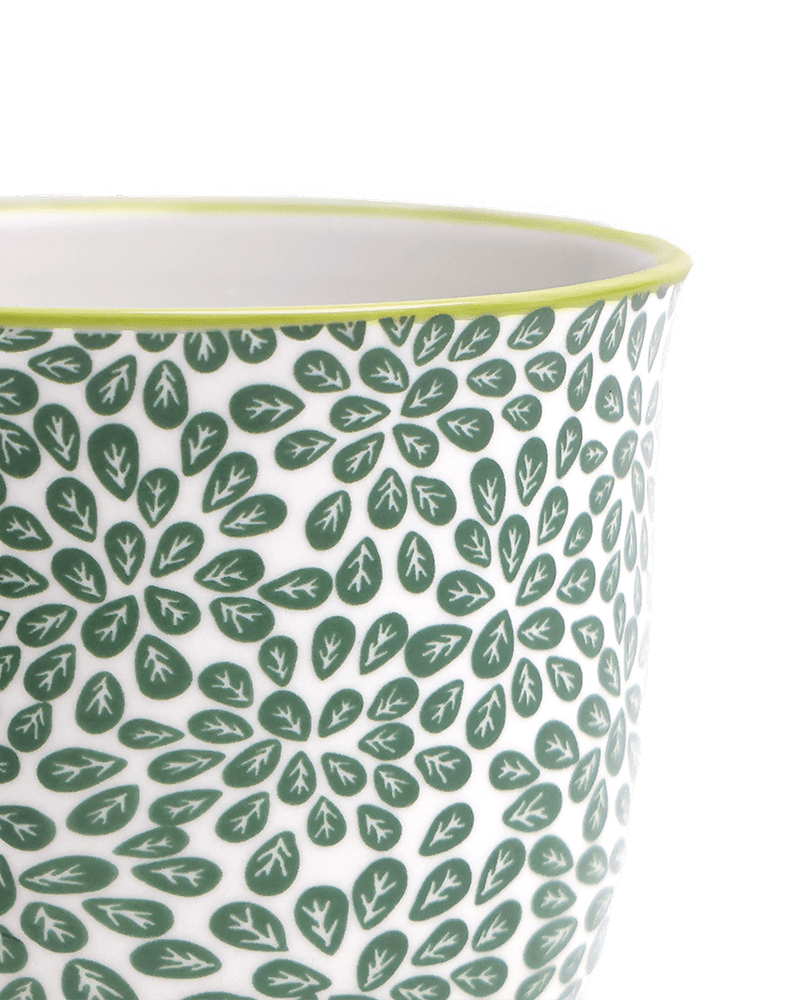 Liberte Porcelain Pot And Saucer Set With Drainage - Chive US Wholesale