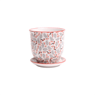 Liberte Porcelain Pot And Saucer Set With Drainage - Chive US Wholesale