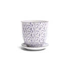 Liberte Porcelain Pot And Saucer Set With Drainage - Chive US Wholesale