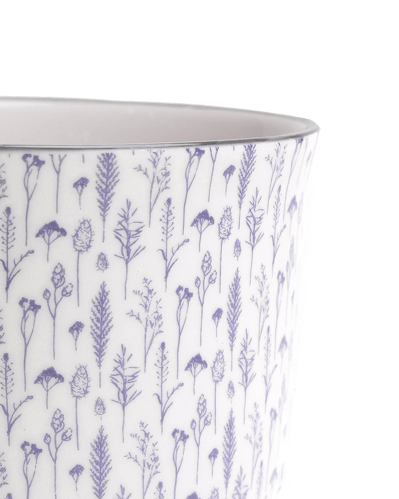 Liberte Porcelain Pot And Saucer Set With Drainage - Chive US Wholesale