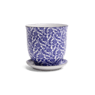 Liberte Porcelain Pot And Saucer Set With Drainage - Chive US Wholesale