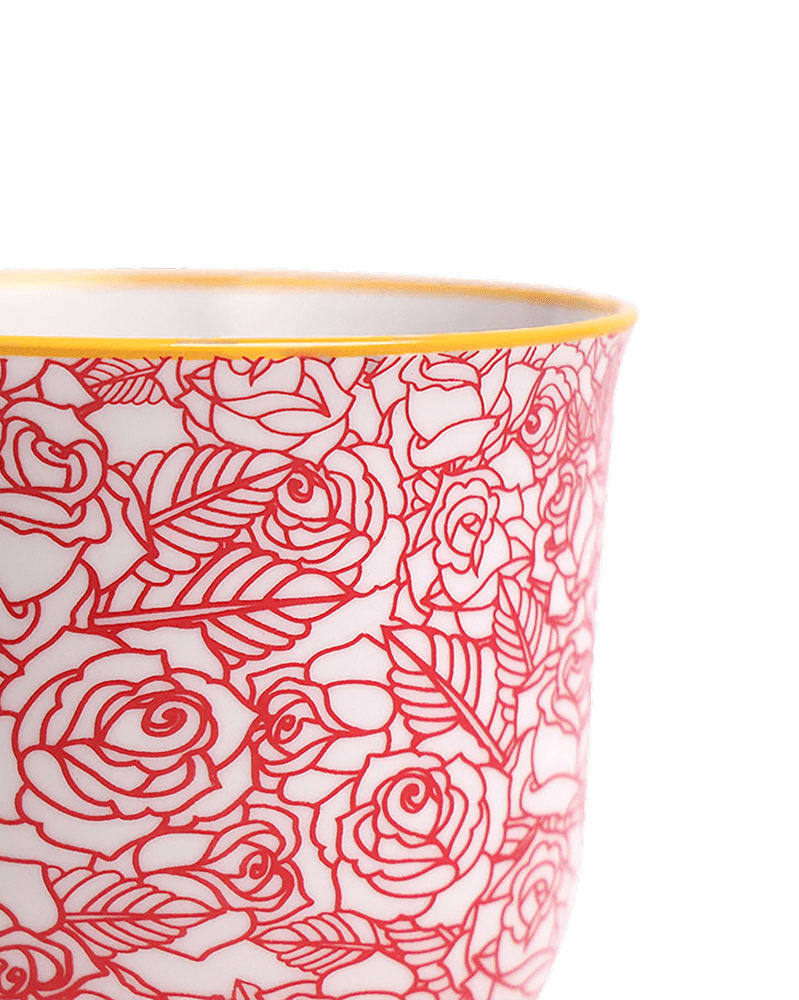 Liberte Porcelain Pot And Saucer Set With Drainage - Chive US Wholesale