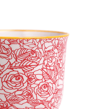 Liberte Porcelain Pot And Saucer Set With Drainage - Chive US Wholesale