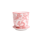 Liberte Porcelain Pot And Saucer Set With Drainage - Chive US Wholesale