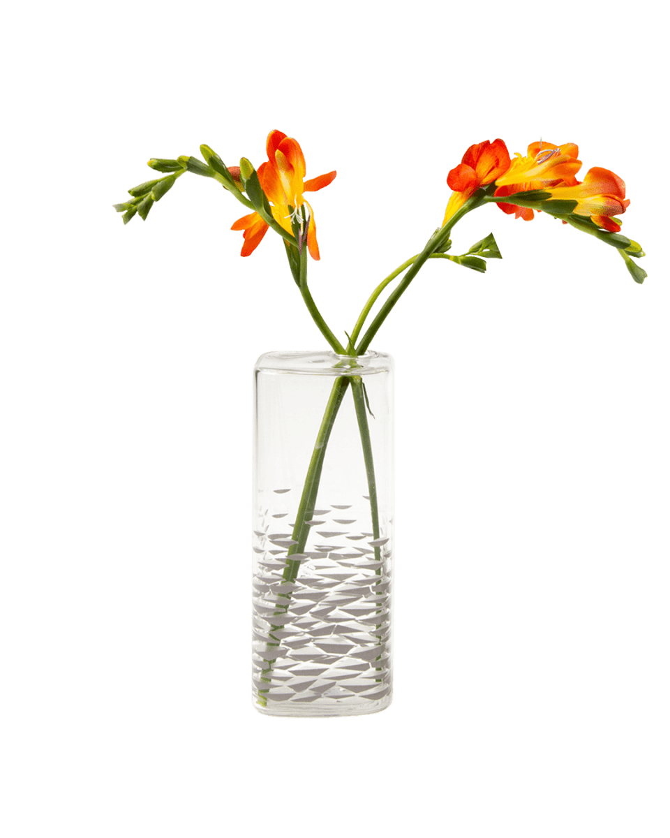 Decal Glass Modern Flower Vase - Chive US Wholesale