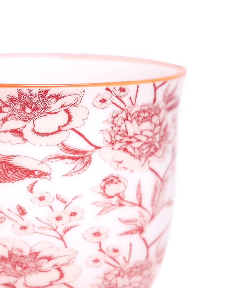 Liberte 5 Porcelain Pot And Saucer With Drainage - Chive US Wholesale